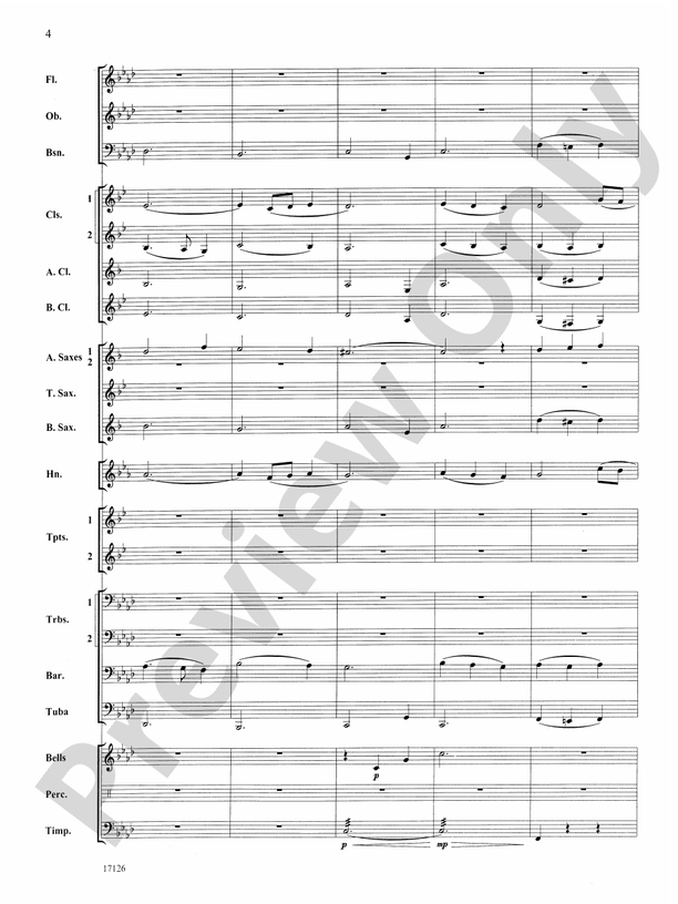 Coventry Carol (Grade 2) - Concert Band Conductor Score & Parts (Digital Download)