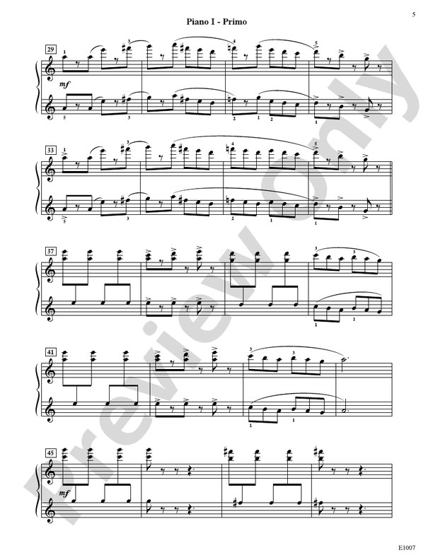 Perpetual Commotion - Piano (Digital Download)