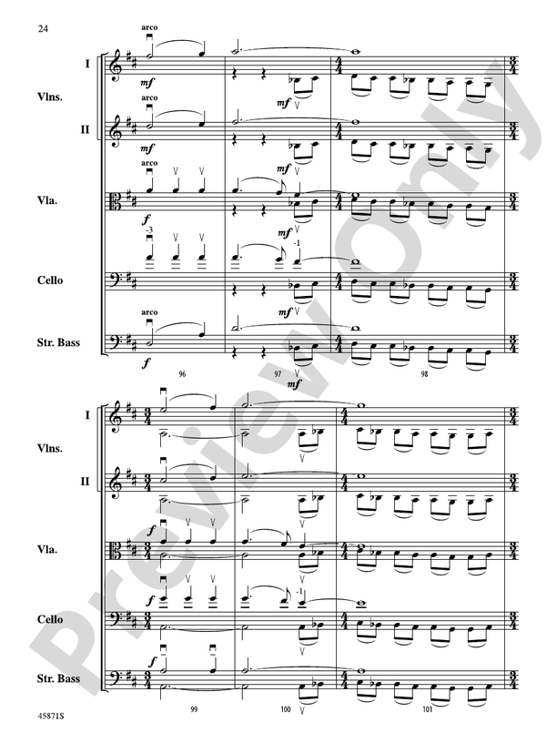 Hemispheres - String Orchestra Conductor Score & Parts (Digital Download)