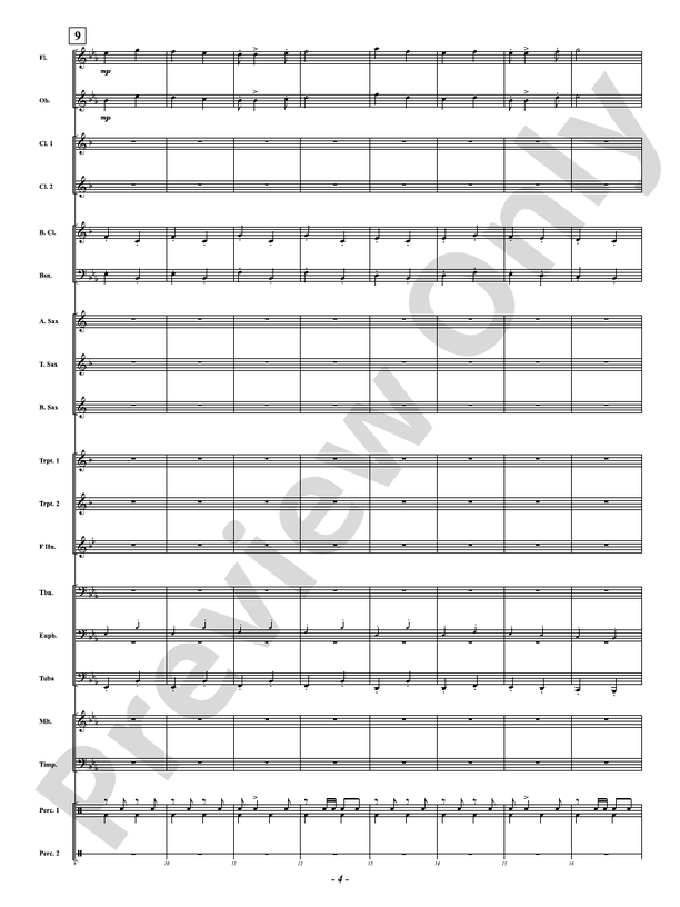 Freedom's Light March - Concert Band Conductor Score & Parts (Digital Download)