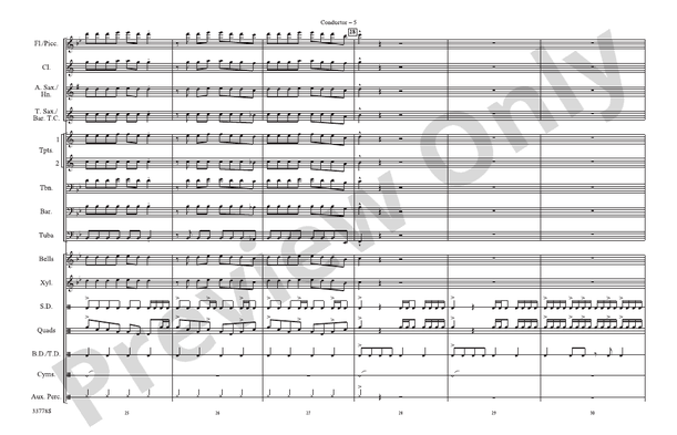 Know Your Enemy – Marching Band Conductor Score & Parts (Digital Download)