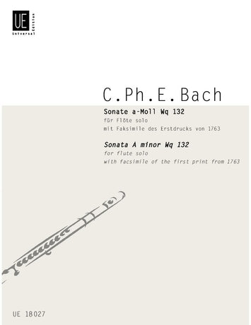 Sonate Wq 132 for Flute