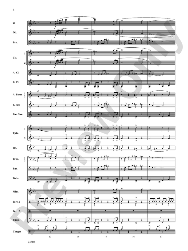 Spy Chase - Concert Band Conductor Score & Parts (Digital Download)