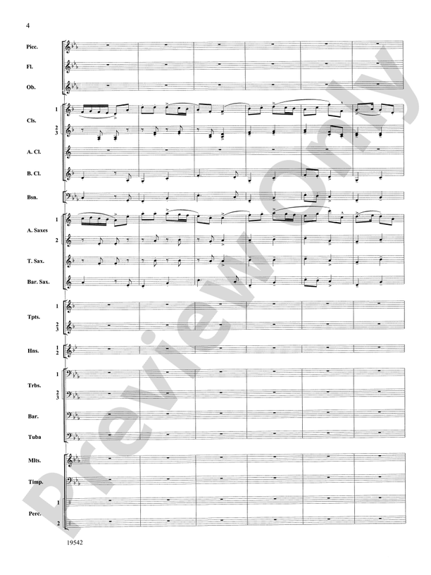 Chanteys - Concert Band Conductor Score & Parts (Digital Download)