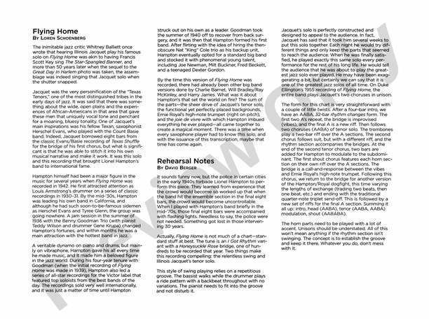 Flying Home - Jazz Ensemble Conductor Score & Parts(Digital Download)