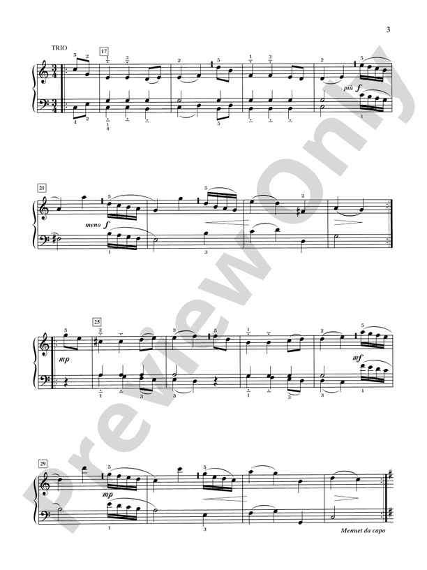 Mozart - Mozart: First Book for Pianists - Piano (Digital Download)