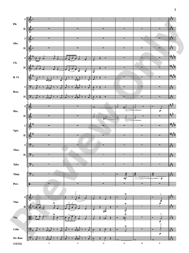 Academic Festival Overture, Op. 80 – Full Orchestra Conductor Score & Parts (Digital Download)
