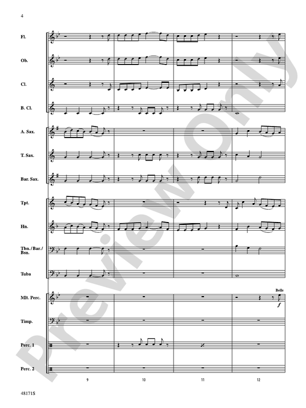 A Christmas Festival (Grade 1) - Concert Band Conductor Score & Parts (Digital Download)