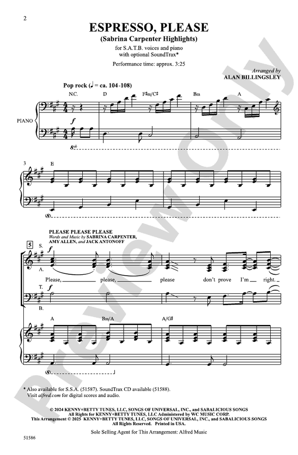 Espresso, Please - SATB Choral Octavo (Digital Download)