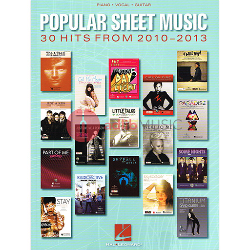 Popular Sheet Music - 30 Hits from 2010-2013 - Hal Leonard Piano, Vocal & Guitar