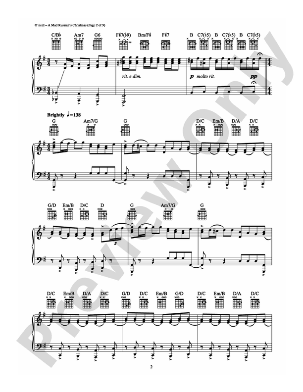 A Mad Russian's Christmas - DSM-PS-0001262 - Piano (Digital Download)