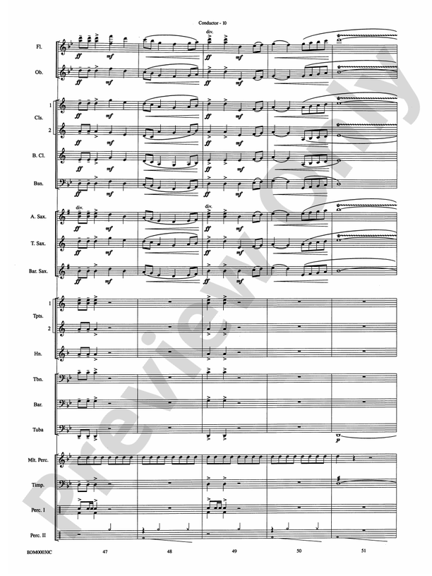 The Great Locomotive Chase - Concert Band Conductor Score & Parts (Digital Download)