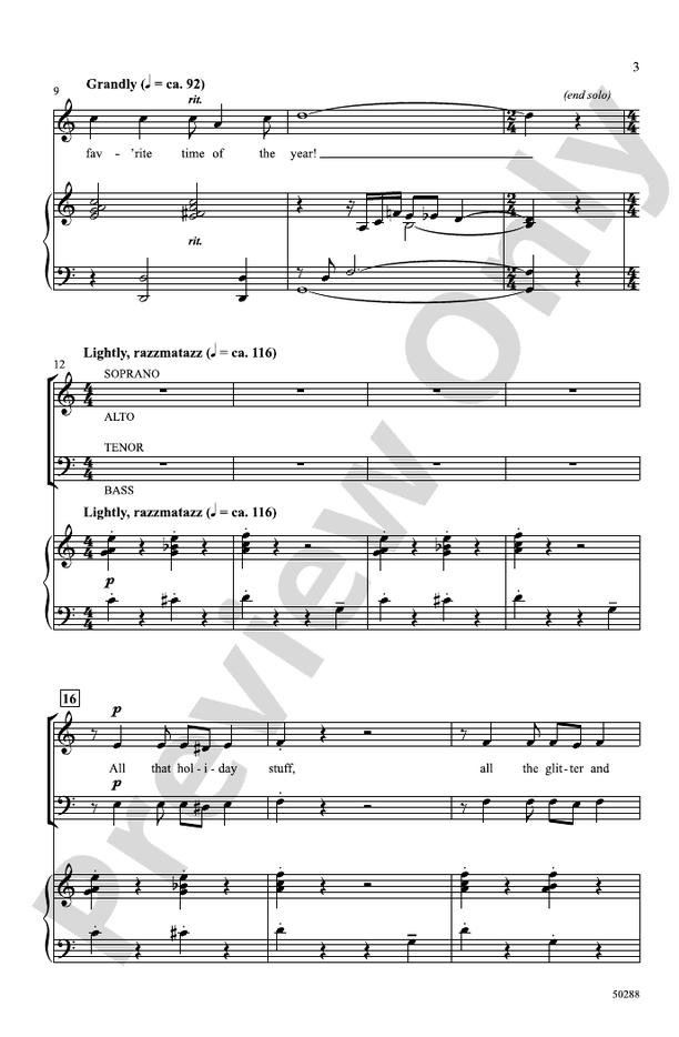 All That Holiday Stuff! - SATB Choral Octavo (Digital Download)