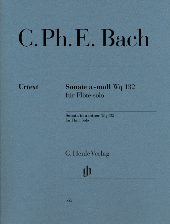 Bach CPE - Sonata in Amin Wq132 - Flute Solo Henle HN555