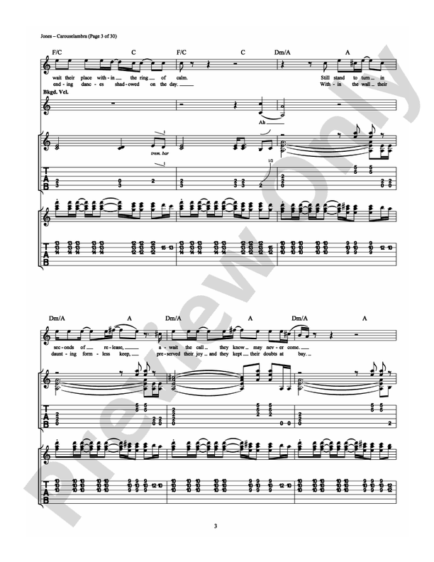 Carouselambra - Guitar TAB (Digital Download)
