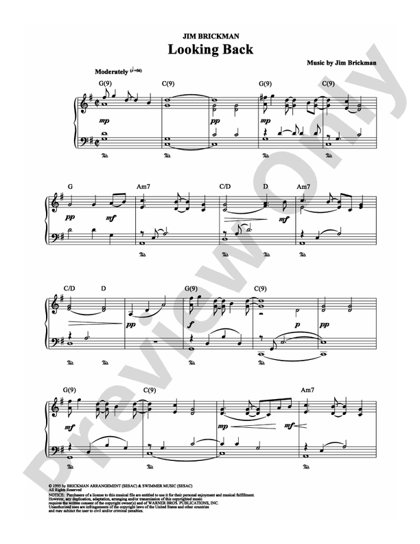 Looking Back - DSM-PS-0006134 - Piano (Digital Download)