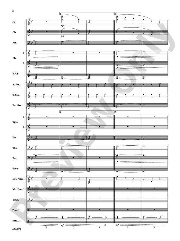Main Title Theme from Westworld - Concert Band Conductor Score & Parts (Digital Download)