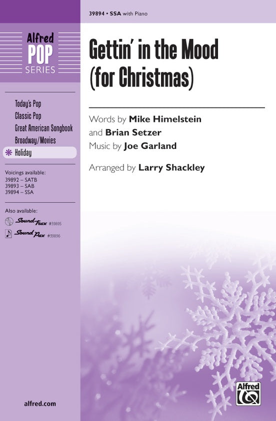 Gettin' in the Mood (for Christmas) – SSA Choral Octavo (Digital Download)