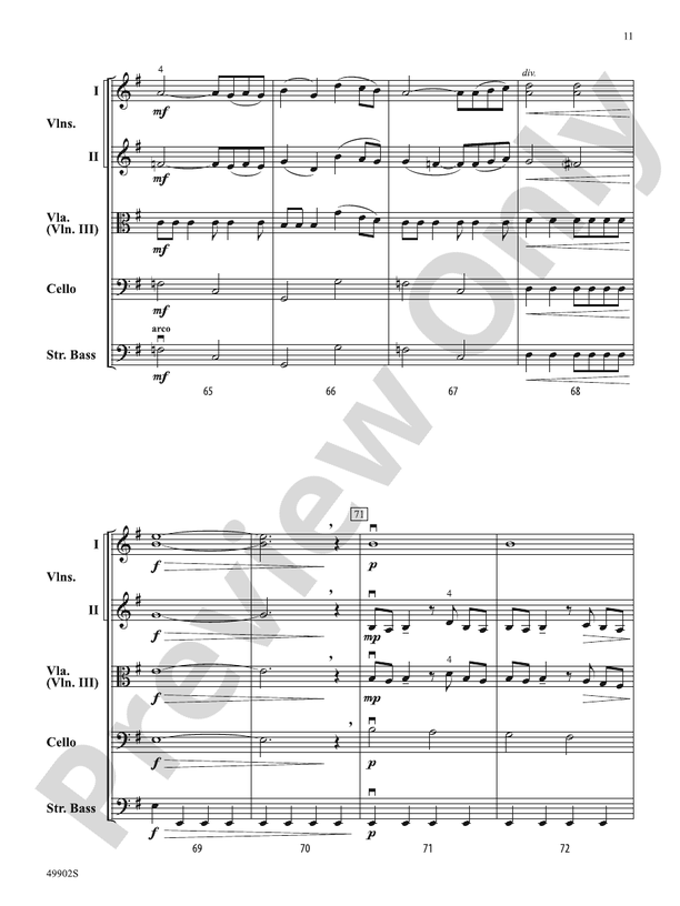 Volcano - String Orchestra Conductor Score & Parts (Digital Download)