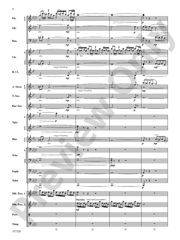 On Wings of Angels - Concert Band Conductor Score & Parts (Digital Download)