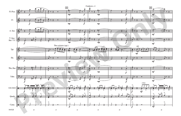 Macarena – Marching Band Conductor Score & Parts (Digital Download)