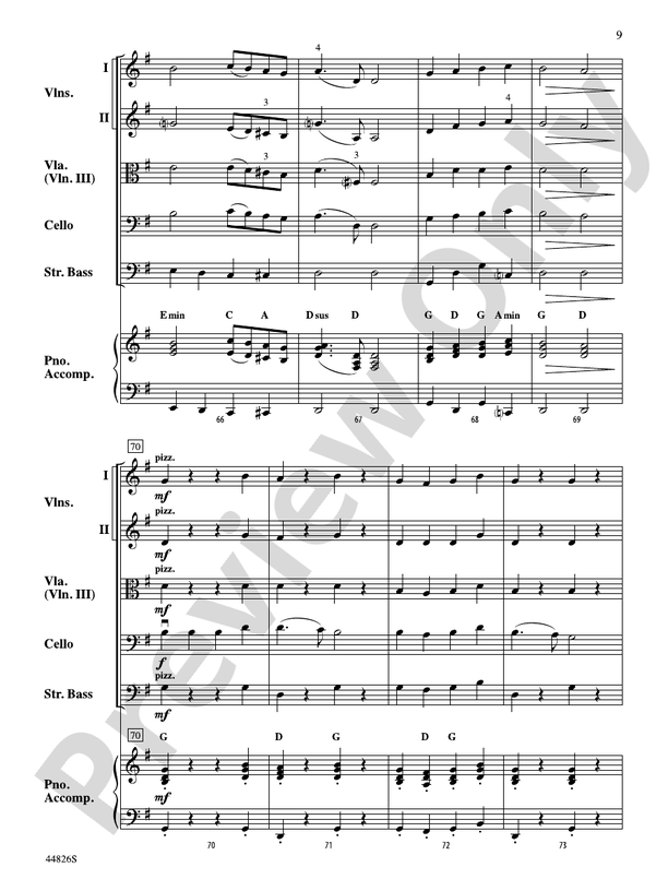 Christmas Cello-bration - String Orchestra Conductor Score & Parts (Digital Download)