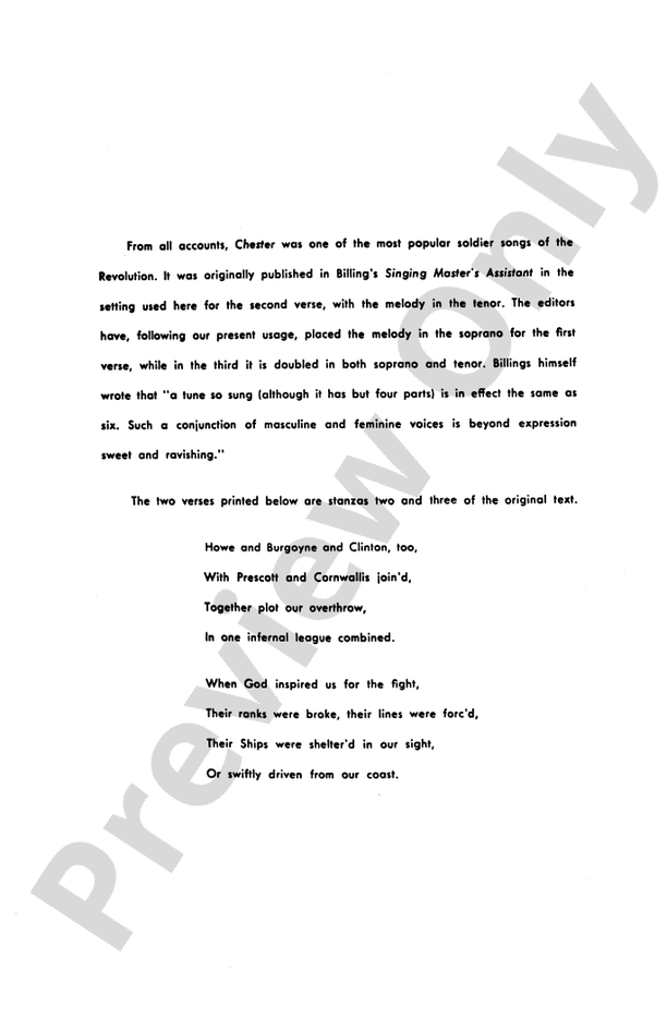 Chester – SATB Choral Octavo (Digital Download)