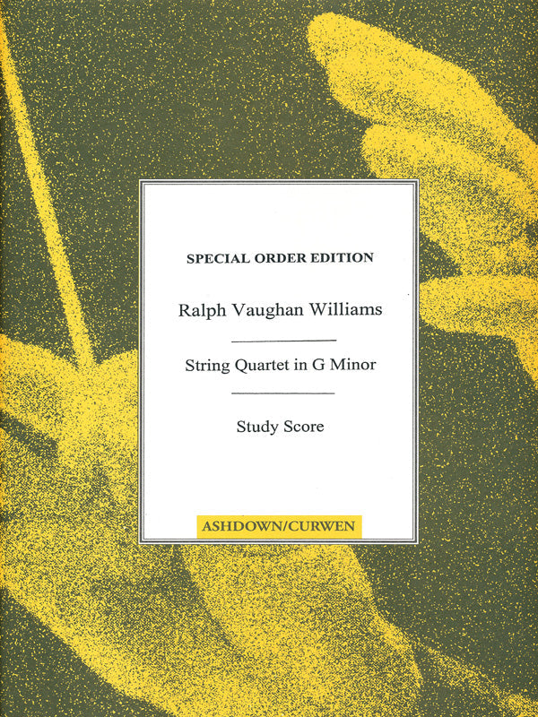 STRING QUARTET IN G MINOR (STUDY SCORE) - Faber 0571514146