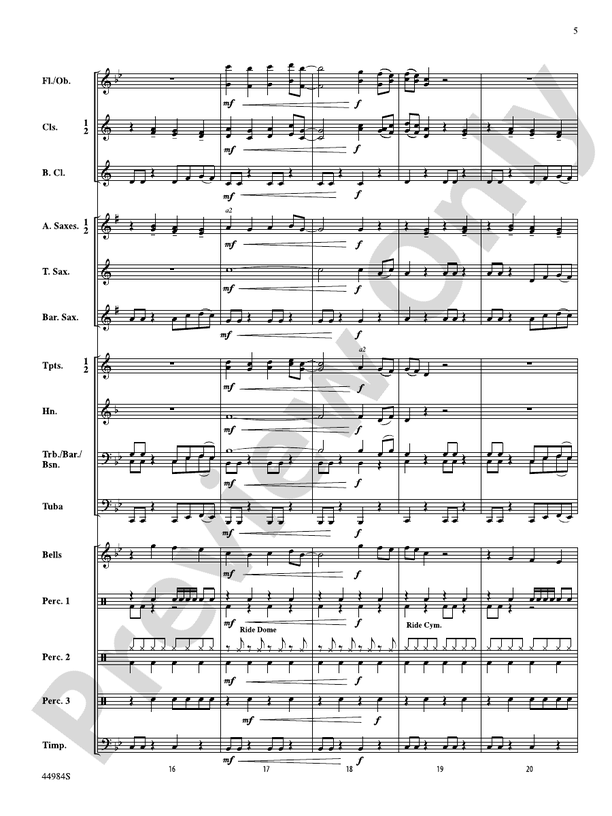 Power Surge - Concert Band Conductor Score & Parts (Digital Download)