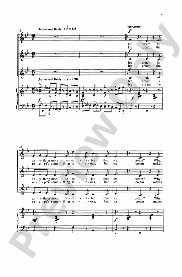Anne of Green Gables - SSA Choral Octavo (Digital Download)