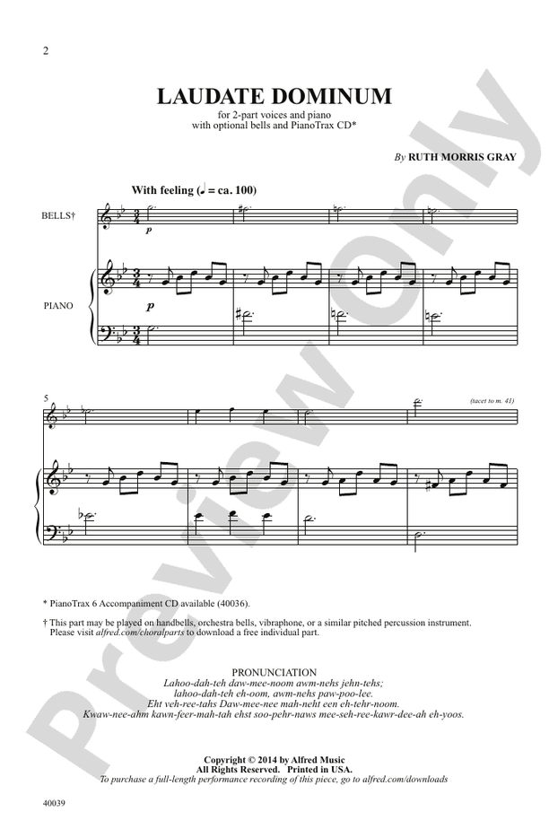 Laudate Dominum – 2-Part Choral Octavo (Digital Download)