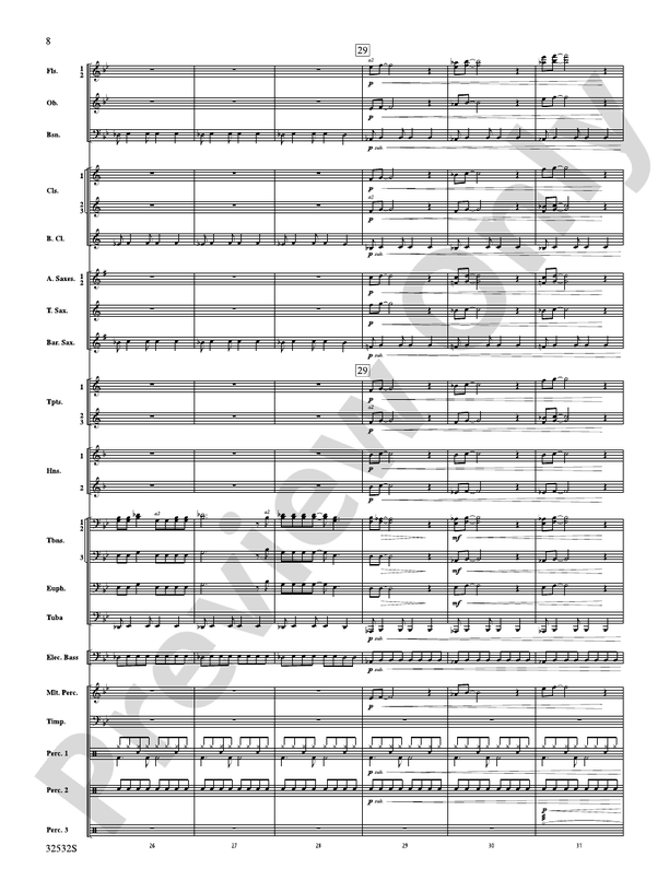 Led Zeppelin on Tour - Concert Band Conductor Score & Parts (Digital Download)