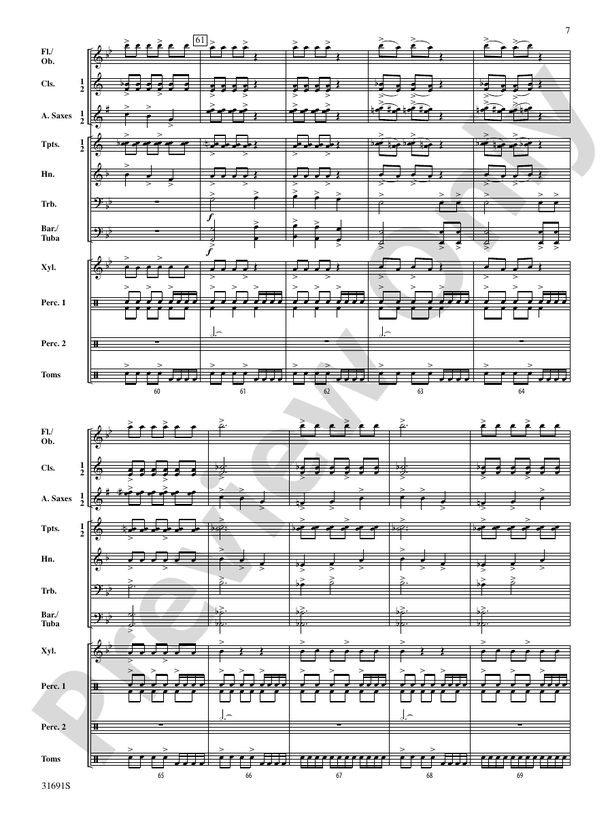 Warriors of Beijing - Concert Band Conductor Score & Parts (Digital Download)