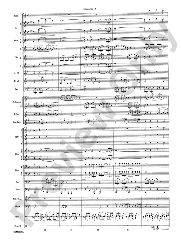 Band of Brothers, Symphonic Suite from - Concert Band Conductor Score & Parts (Digital Download)