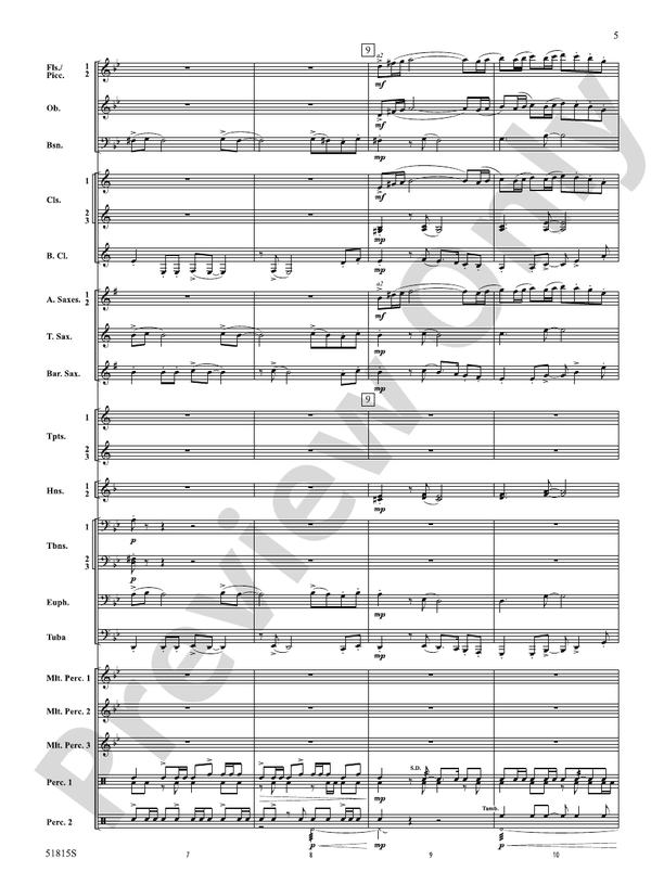 Festival - Concert Band Conductor Score & Parts(Digital Download)