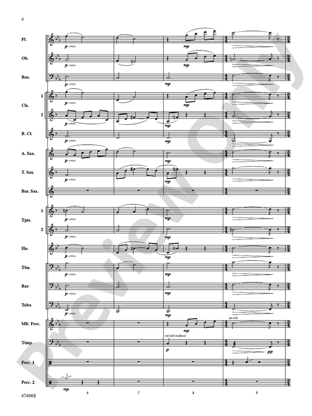 Love Theme - Concert Band Conductor Score & Parts (Digital Download)