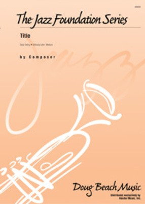 Current Occupant, The - Beach, Shutack - Kendor Music Score/Parts