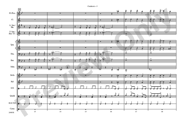 The Joint Is Jumpin' – Marching Band Conductor Score & Parts (Digital Download)