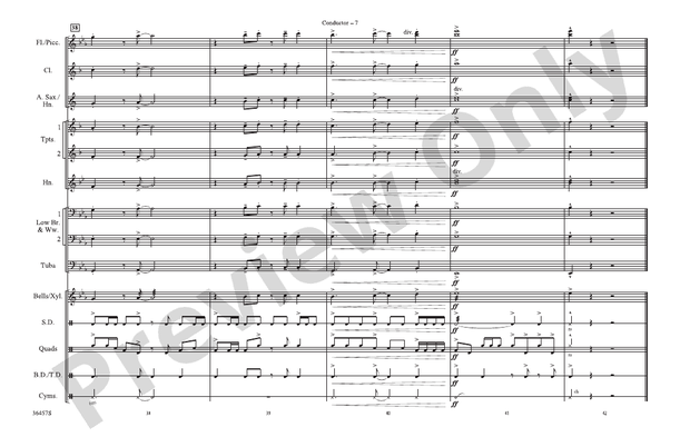 California Gurls – Marching Band Conductor Score & Parts (Digital Download)