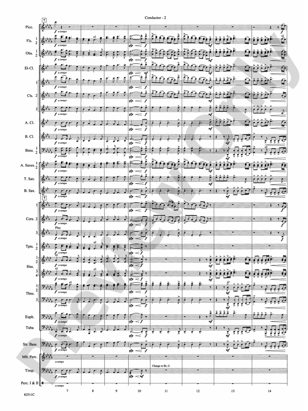 A Christmas Festival (Grade 4) - Concert Band Conductor Score & Parts (Digital Download)