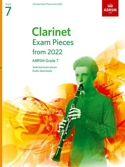 ABRSM Clarinet Exam Pieces from 2022 Grade 7 - Clarinet Score/Parts/Audio Download ABRSM 9781786014092