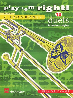 Play 'em Right - 12 Duets in Various Styles for Trombone/Euphonium - Euphonium|Tuba De Haske Publications Trombone Duet