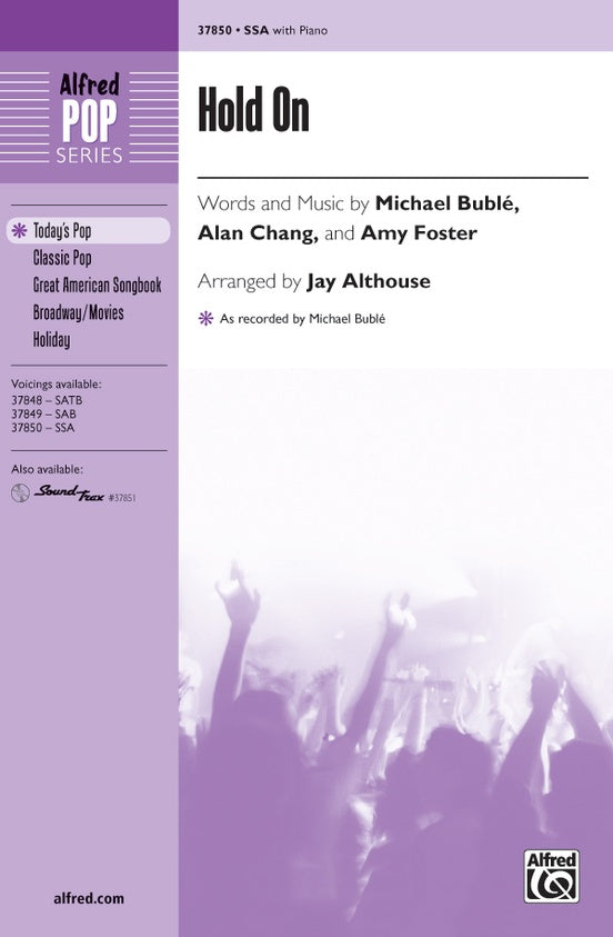 Hold On – SSA Choral Octavo (Digital Download)