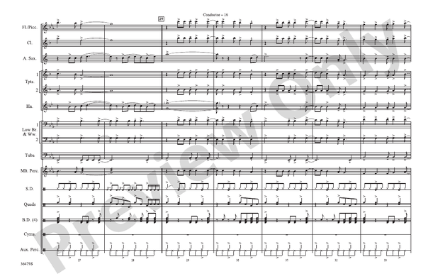 American Idiot / Extraordinary Girl – Marching Band Conductor Score & Parts (Digital Download)