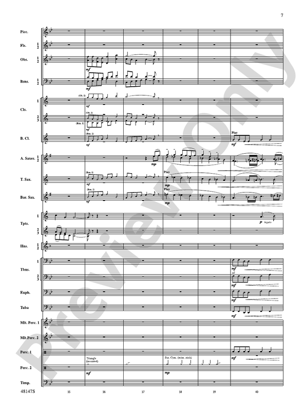 Reluctant Joys - Concert Band Conductor Score & Parts (Digital Download)