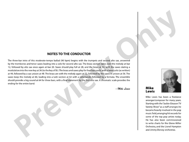 Embraceable You (Grade 1) - Jazz Ensemble Conductor Score & Parts (Digital Download)