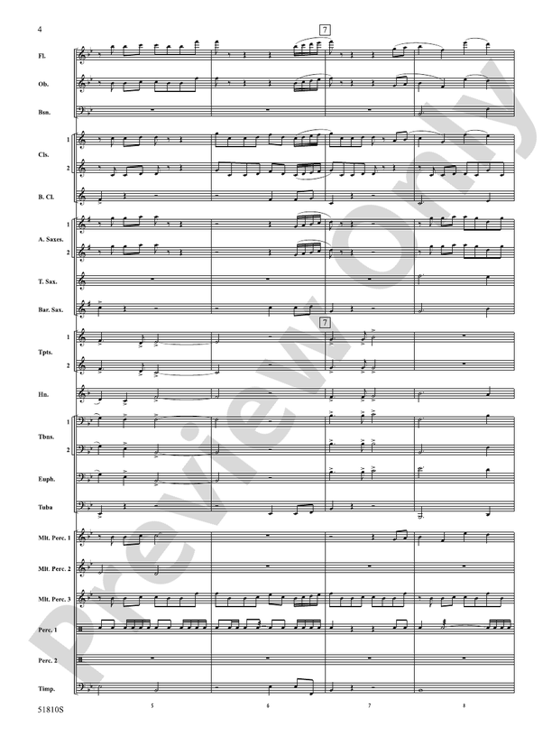 Exuberant Awakening - Concert Band Conductor Score & Parts(Digital Download)