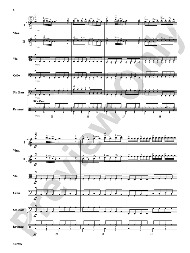 Rockin' 67 Blues - String Orchestra Conductor Score & Parts (Digital Download)