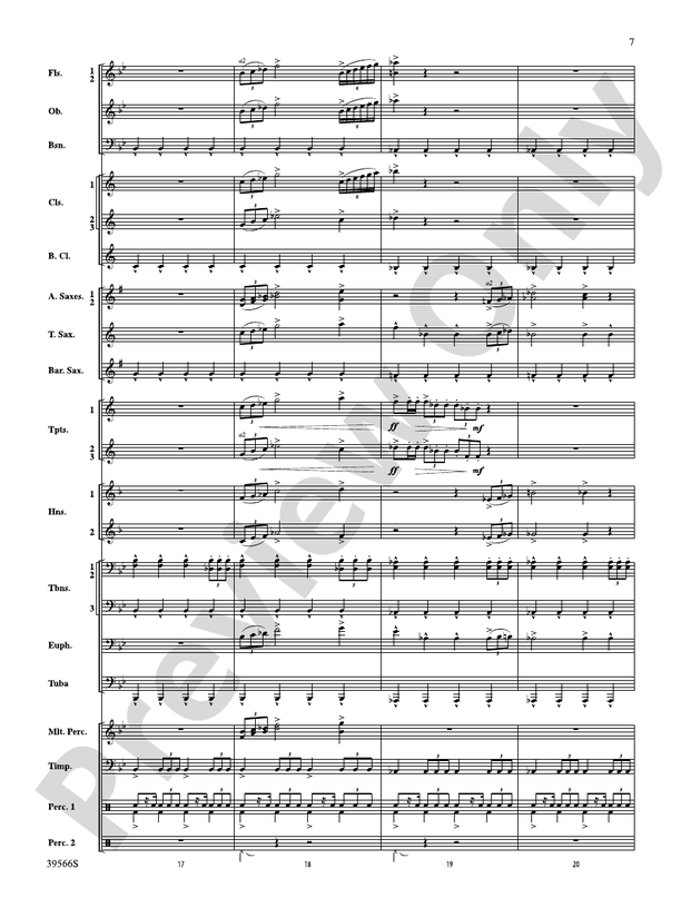 At the Movies with Danny Elfman - Concert Band Conductor Score & Parts (Digital Download)