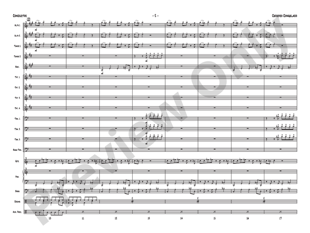 Cerebro Congelado – Jazz Ensemble Conductor Score & Parts (Digital Download)